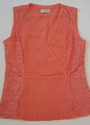 Яскравий дизайнерський топ блуза pinko, оригінал