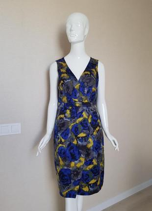 Брендове стильне плаття шовк з бавовною hobbs2 фото