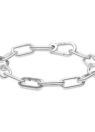 Оригинальный серебряный браслет пандора 599588c00 100% оригинал звенья цепь коллекция ми me застёжка карабин новый с биркой серебро проба 925 ale