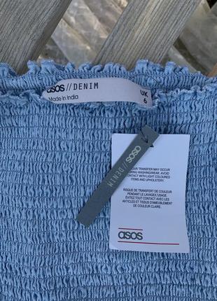 Сукня з тонкого джинсу від asos5 фото