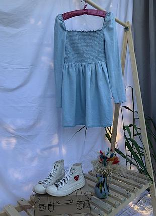 Сукня з тонкого джинсу від asos
