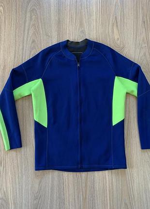 Чоловіча гідро футболка з довгим рукавом на блискавці crane