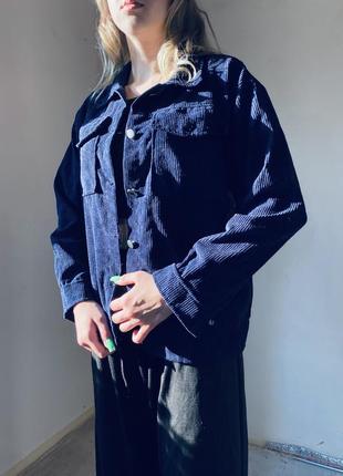 Вельветова курточка сорочка1 фото