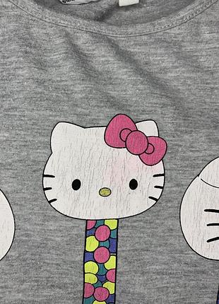 Реглан лонгслів для дівчинки 110 116 hello kitty 3