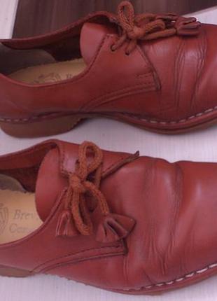 Лоферы кожаные женские туфли👞vintage brevitt northampton лофери шкіряні жіночі р.36,5🇬🇧🇵🇹