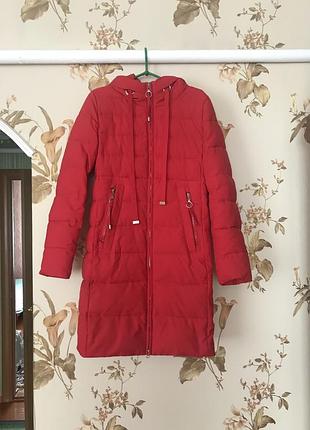 Дуже  тепле якісне пальто, куртка, пуховик athena 40-42 роз