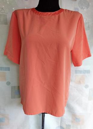 Блуза помаранчева м 48р.корея