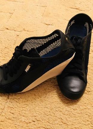 Летние кроссовки на танкетке puma оригинал