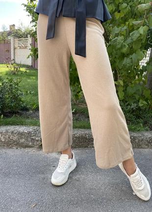 Кюлоти штани зара в рубчик zara