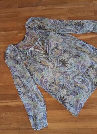 Дешево легесенька 100％шовк блузочка з довг.рукавом espirit s p.