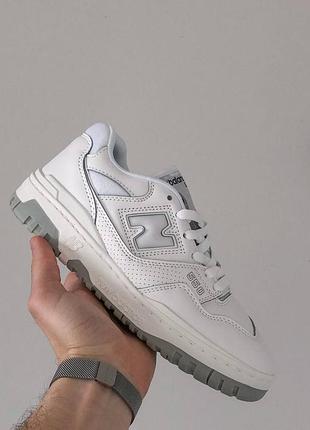 Кросівки жіночі new balance bb550hr1 white black red white grey/кроссовки женские нью бэлэнс 550