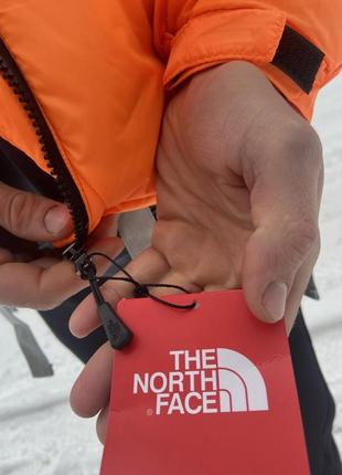 Пуховик the north face 700 orange7 фото