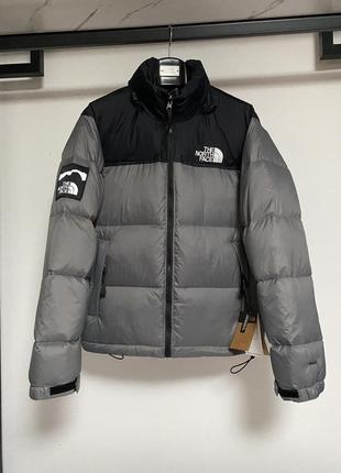 Пуховик The north face womens 1996 nuptse jacket grey