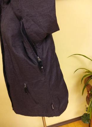 Фиолетовая куртка,спортивная с капюшоном crane techtex  раз.l-xl5 фото