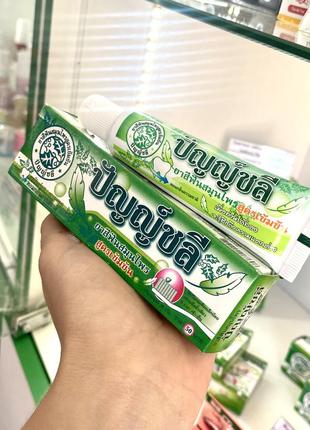 Отбеливающая зубная паста panchalee травяная уход за зубами и деснами 35 гр