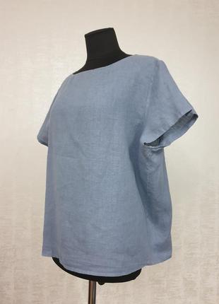 Льняна блуза2 фото