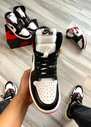 Кроссовки мужские nike air jordan retro 1 red4 фото