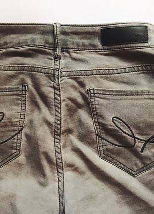 Штаны джинсовые серые3 фото