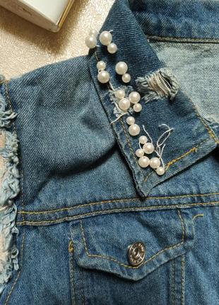 Джинсова жилетка 4