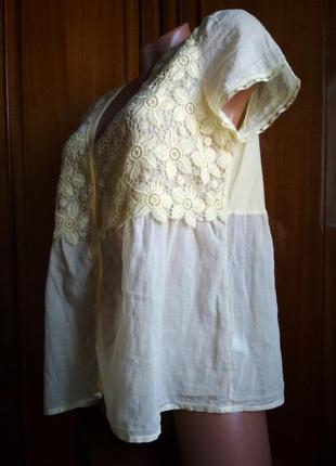 Блуза вишиванка hanro, португалія, 💮 мерсеризована бавовна6 фото