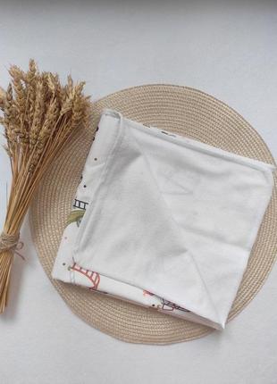 Пелюшка багаторазова непромокаюча звірятка на дитячому майданчику 80х50 см columpio