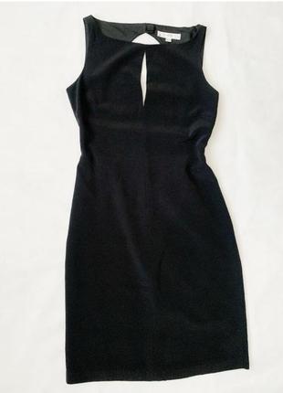 Элегантное маленькое чёрное платье next , открытая спина4 фото