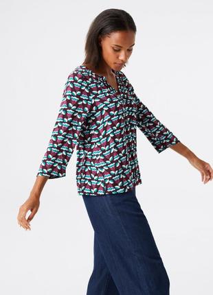 White stuff-блуза в принт! р.-42
