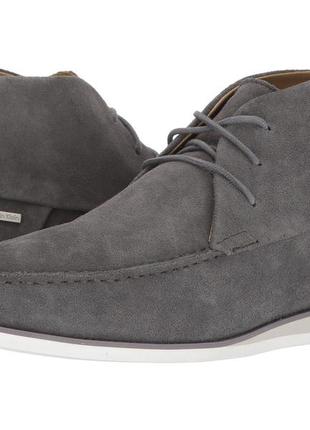 Ботинки calvin klein kenley calf suede grey
