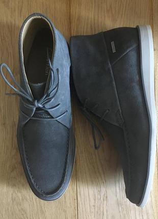 Ботинки calvin klein kenley calf suede grey 4