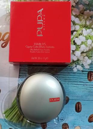 Оригінал!!! pupa luminys silky baked face powder пудра компактна запечена. тона 1,4,5,6.