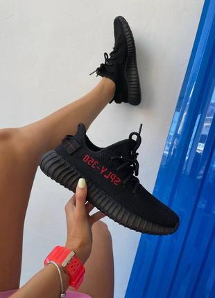 Кросівки жіночі adidas yeezy 350 "sply" black/кросівки жіночі адідас