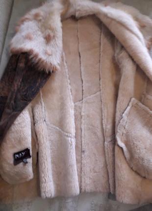 Дубленка ,куртка, пальто, натуральная овчина тоскано.1 фото