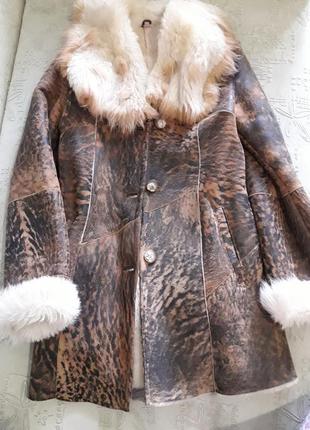 Дубленка ,куртка, пальто, натуральная овчина тоскано.2 фото