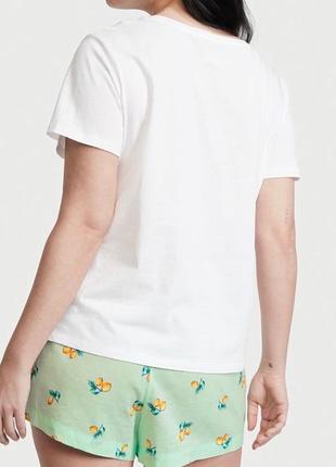 Бавовняна піжама cotton sleep shirt boxer short set2 фото