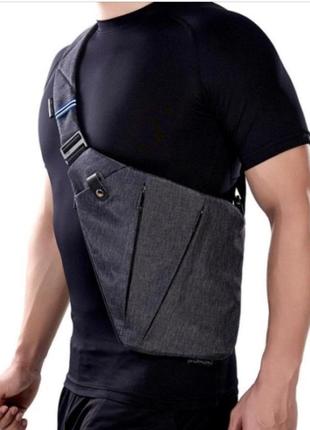 Мужская сумка через плече мессенджер cross body (кросс боди)1 фото