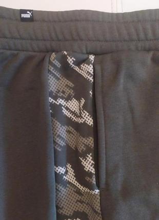 Чоловічі спортивні штани puma camo taped fleece joggers6 фото