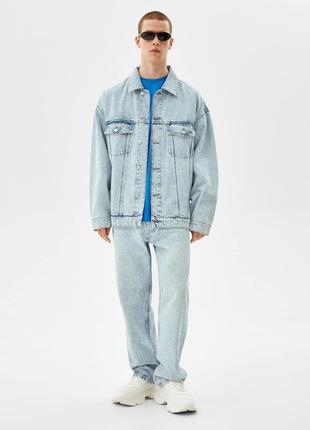 Куртка джинсова bershka. оригінал. 3