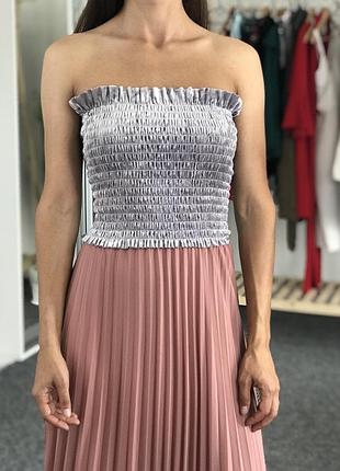 Красивый бархатный топ missguided 34-40