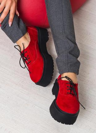 Жіночі замшеві туфлі, різні кольори5 фото