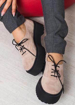 Жіночі замшеві туфлі, різні кольори5 фото