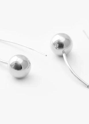 Срібні сережки