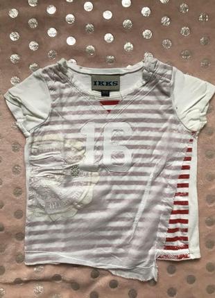 Стильная футболка ikks из франции