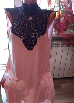 Супер модний сарафан,вставкою шиття на грудях