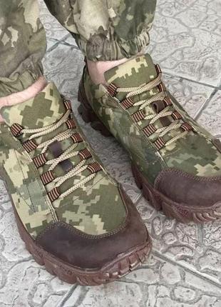 Тактичні кросівки шкіряні літні,осінні хакі всу,військові,армійські/тактичні кросівки шкіряні літні,осінні хакі зсу воєнні,армійскі5 фото