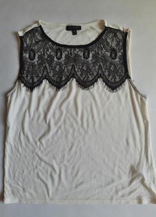 Майка с кружевом