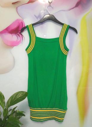 Літній сарафан міні-плаття з написами3 фото