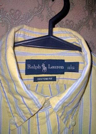 Чоловіча сорочка рубашка з коротким рукавом ralph lauren polo3 фото