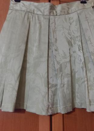 Нарядная юбка со встречными складками1 фото