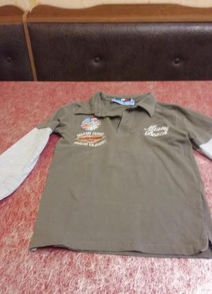 Футболка с для рукавом 7-9л