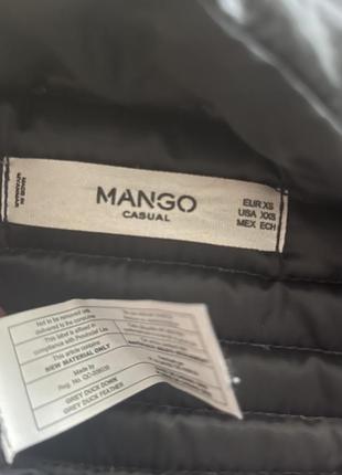Микро тонкий пуховик mango4 фото